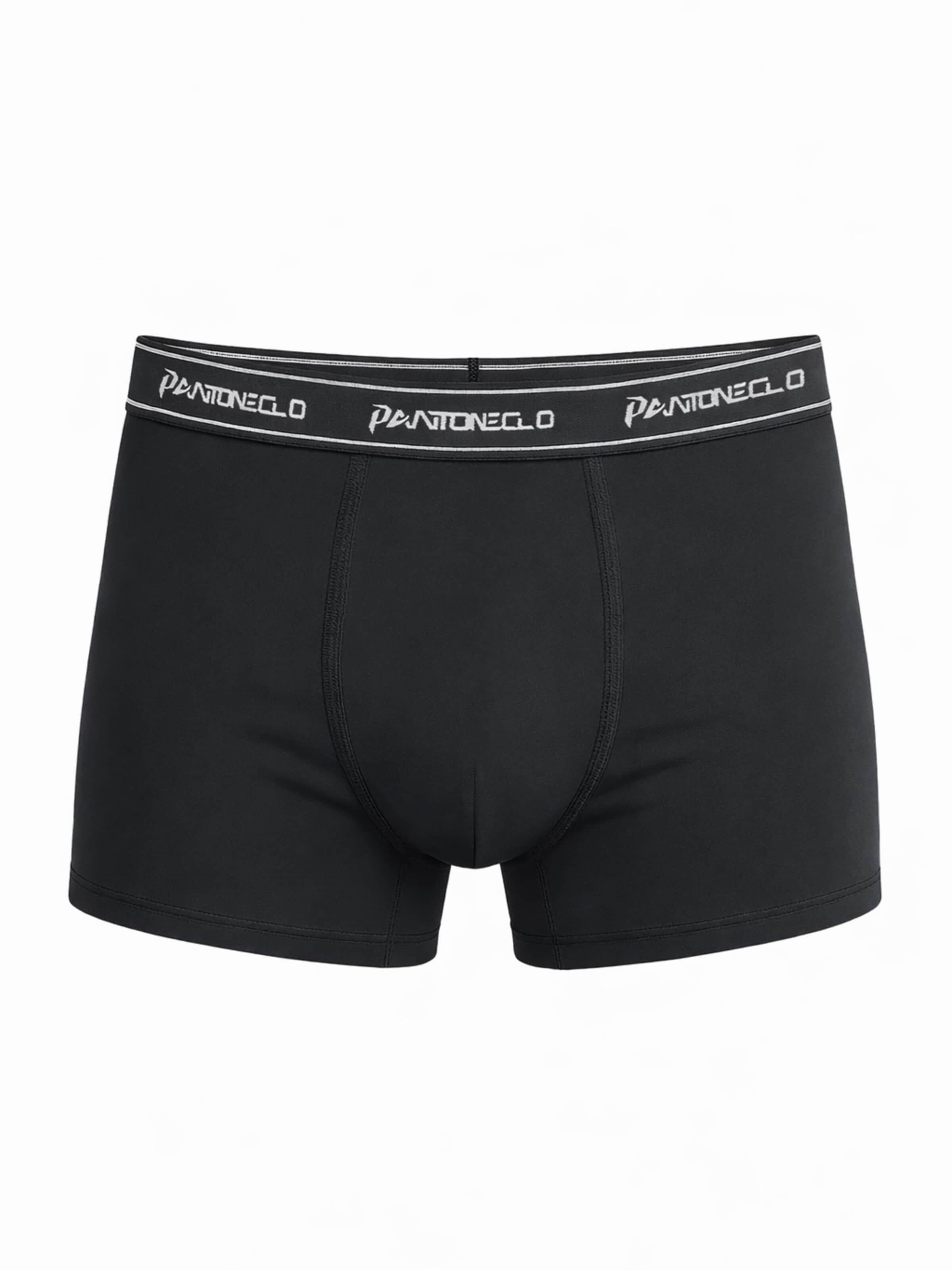 PANTONECLO - Calzoncillo boxer 'Pantoneclo Men’s Boxer Underwear' en negro: frente
