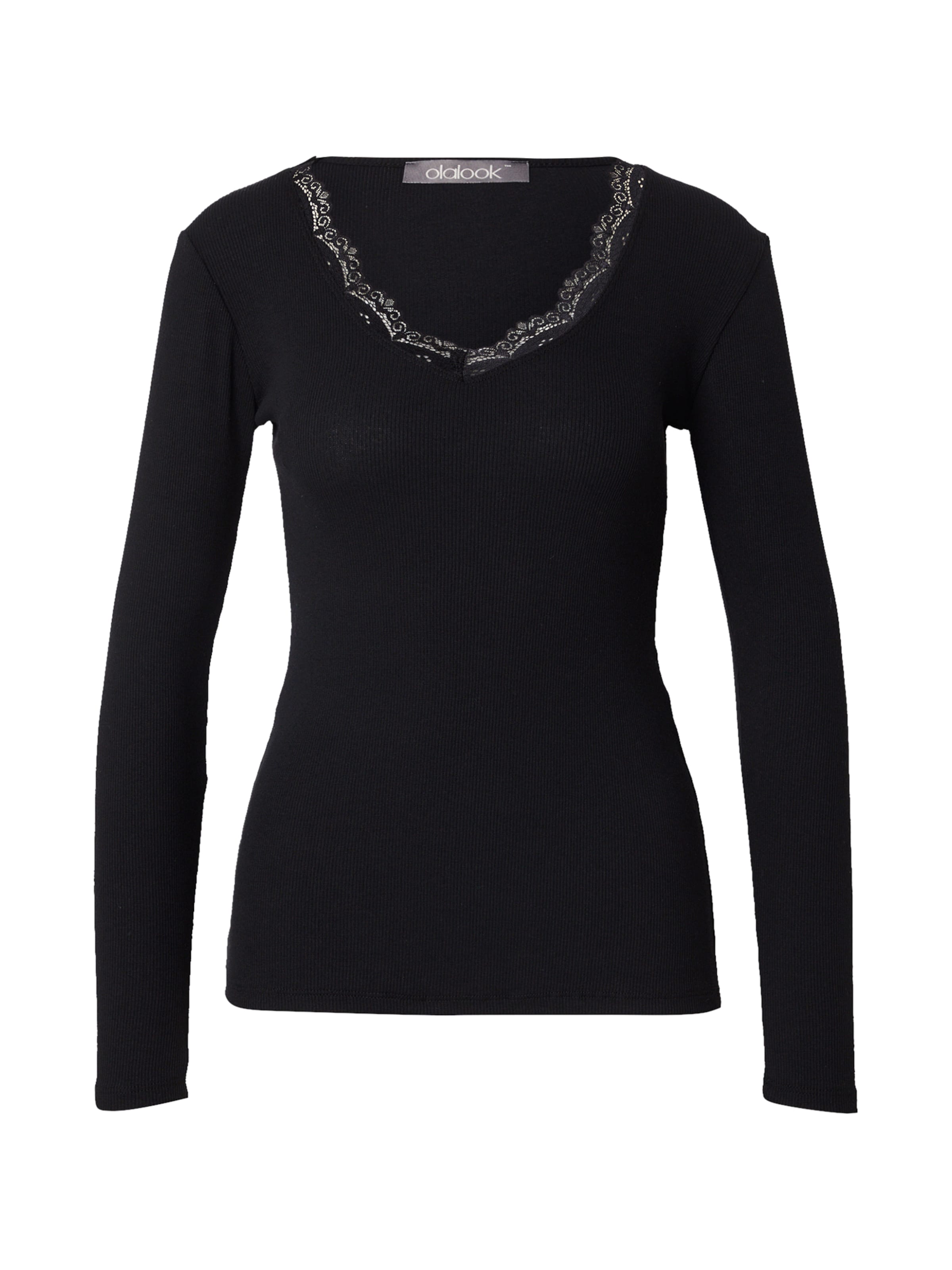 olalook Shirt in Schwarz: Vorderseite