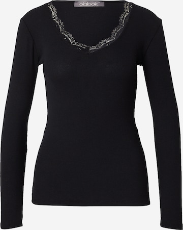 olalook - Camisa em preto: frente