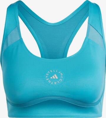 ADIDAS BY STELLA MCCARTNEY Sports Bra 'Truepurpose Power Impact' in Blue: front