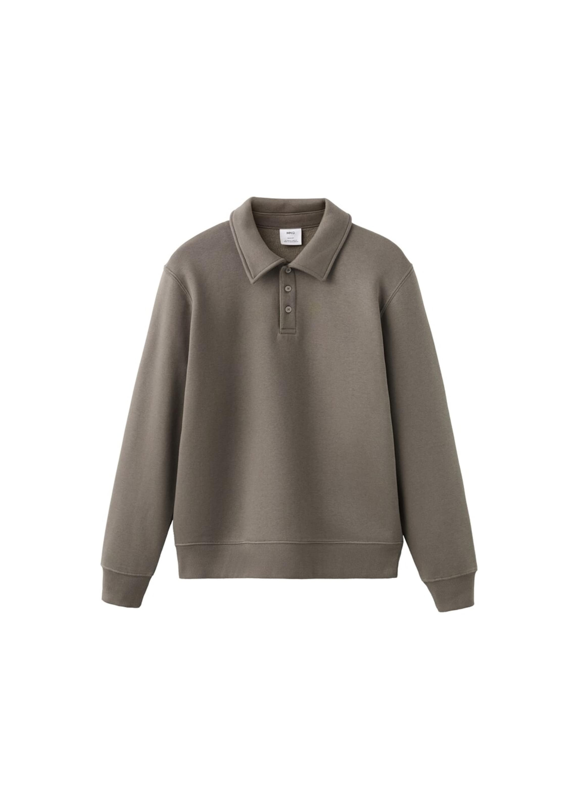 MANGO MAN Sweatshirt 'Bola' in Brown: front