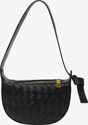 NAEMI - Mala de ombro em preto: frente