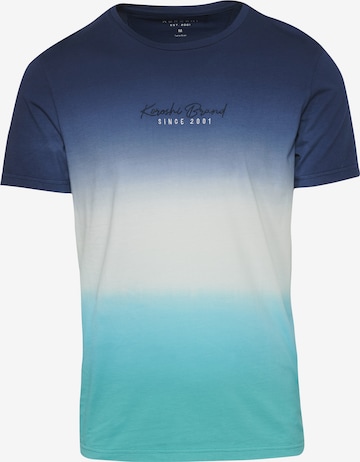 KOROSHI - Camiseta en azul: frente