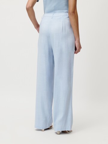 Wide leg Pantaloni con pieghe 'Thora' di LeGer by Lena Gercke in blu