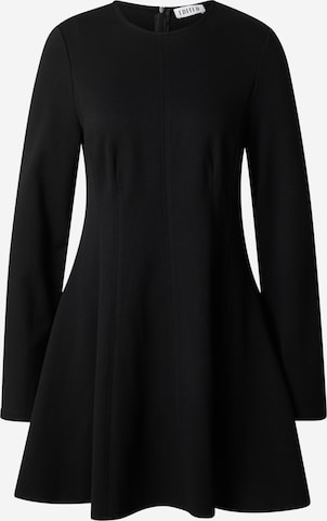 EDITEDHaljina 'Imen Dress ( Jersey)' - crna boja: prednji dio