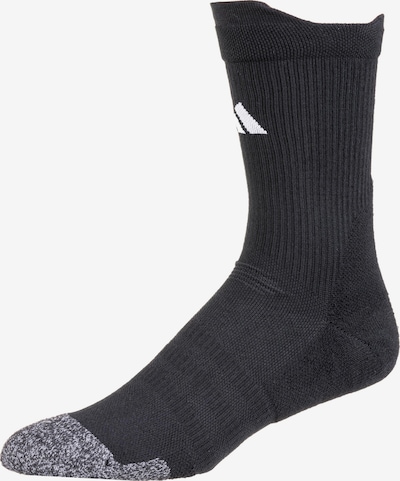 ADIDAS PERFORMANCE Chaussettes de sport 'Cush' en gris chiné / noir / blanc cassé, Vue avec produit