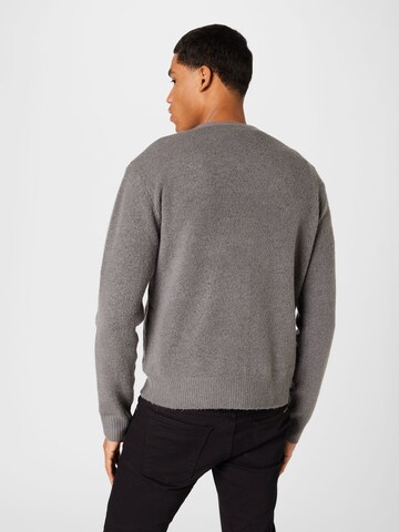 Urban Classics Knit Cardigan in Grey