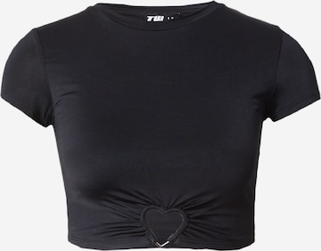 Tally Weijl - Camisa em preto: frente