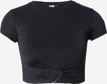 T-shirt Tally Weijl en noir : devant