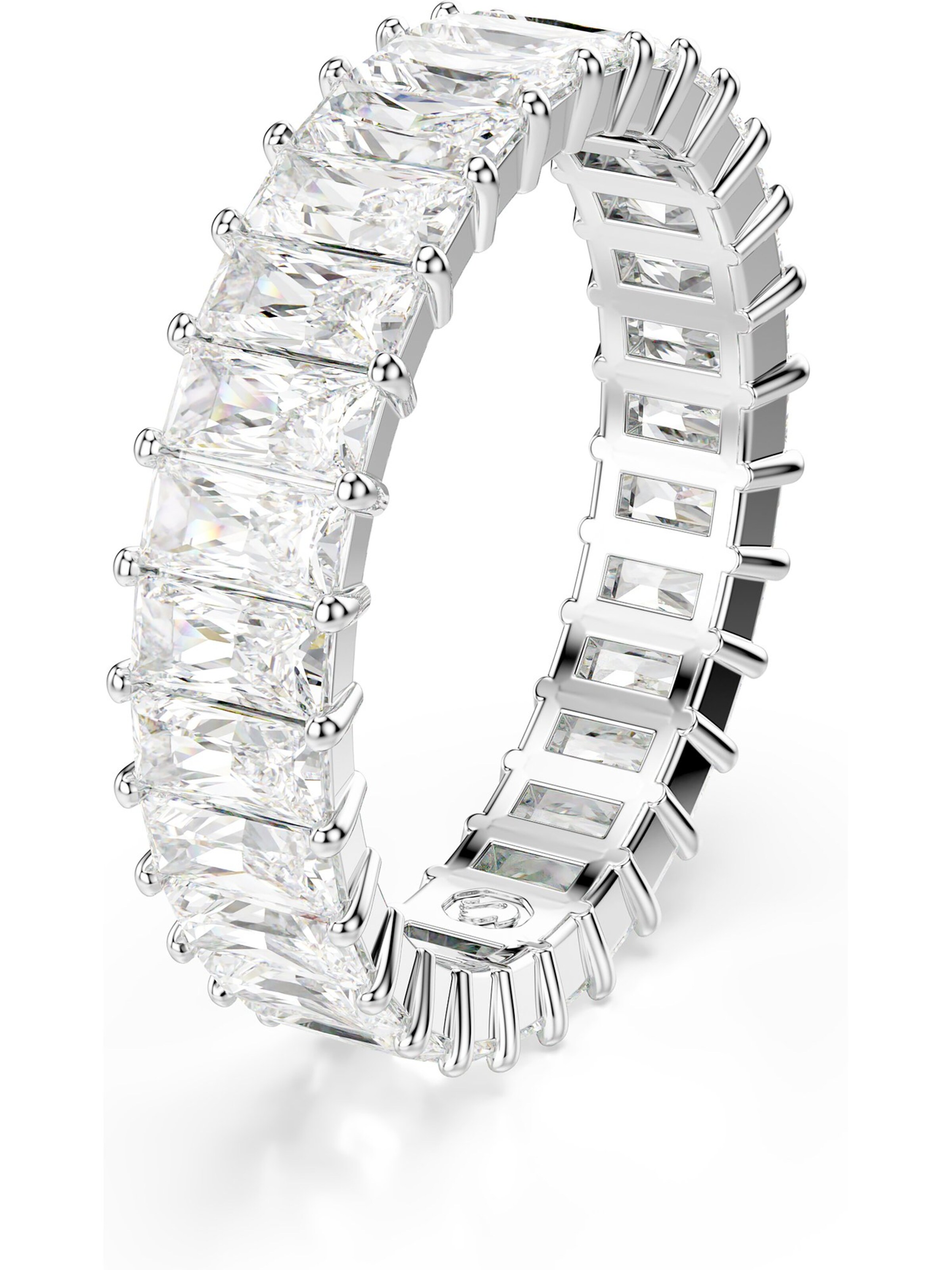 Swarovski Ring in Weiß: Vorderseite