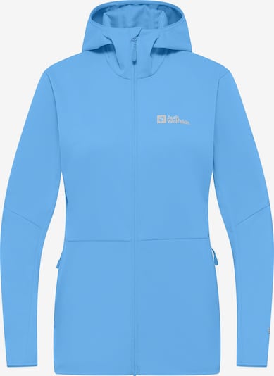 JACK WOLFSKIN Outdoorjacke in himmelblau / weiß, Produktansicht