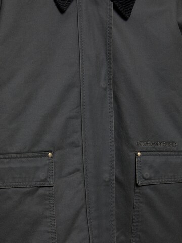 Veste mi-saison Pull&Bear en gris
