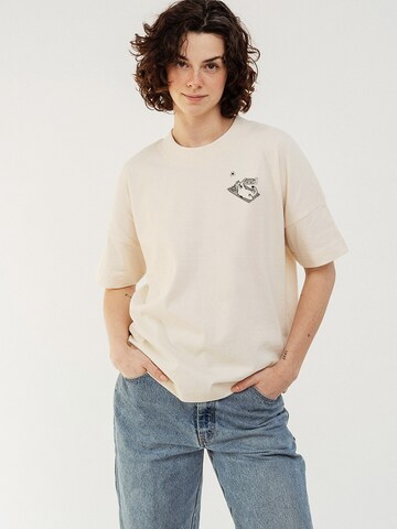 Kultgut Shirt 'Snooze' in White
