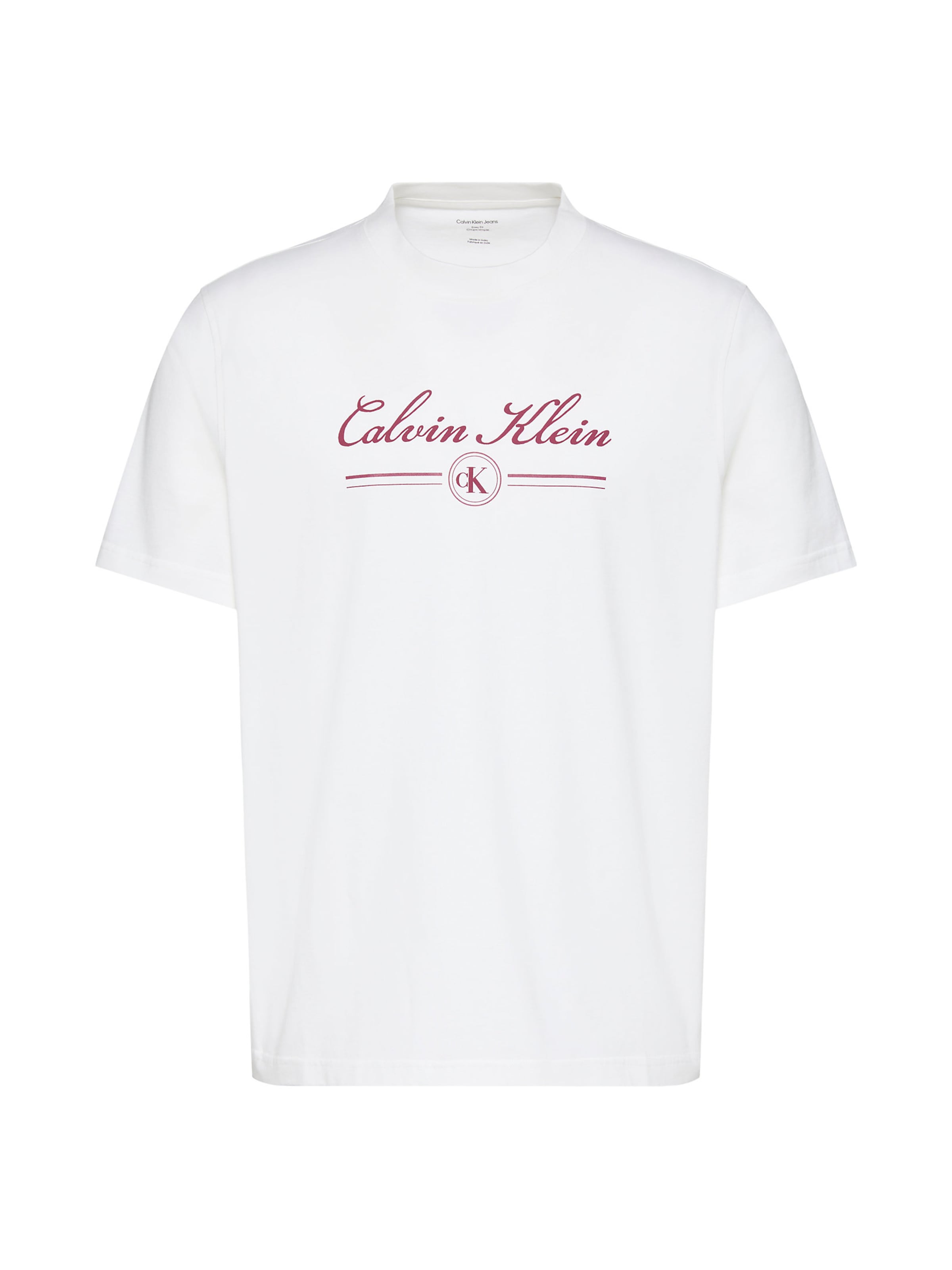 Calvin Klein Jeans Regular Shirt in White: front