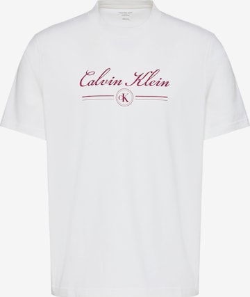 regular Maglietta di Calvin Klein Jeans in bianco: frontale