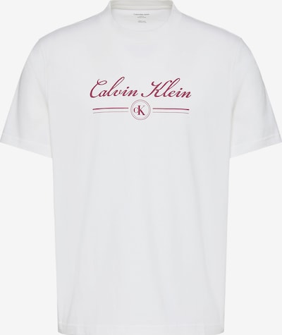XS dydžio Marškinėliai iš Calvin Klein Jeans, spalva – raudona / balta, Prekių apžvalga