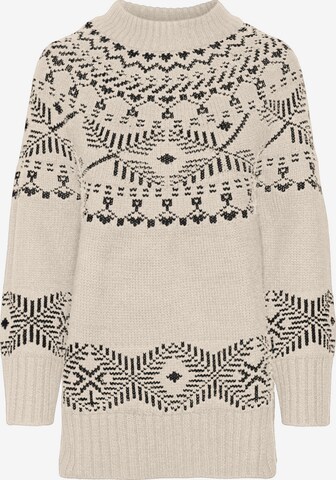 VERO MODA Genser 'Kendra' i beige: forside