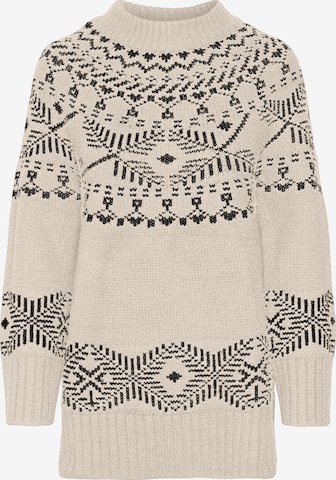 VERO MODA Sweater 'Kendra' in Beige: front