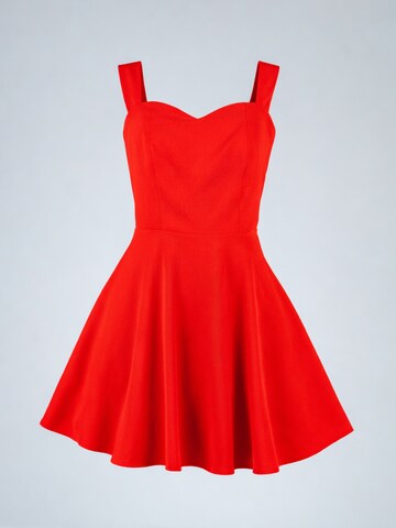 Petite Glam - Vestido 'Marilyn' en rojo: frente