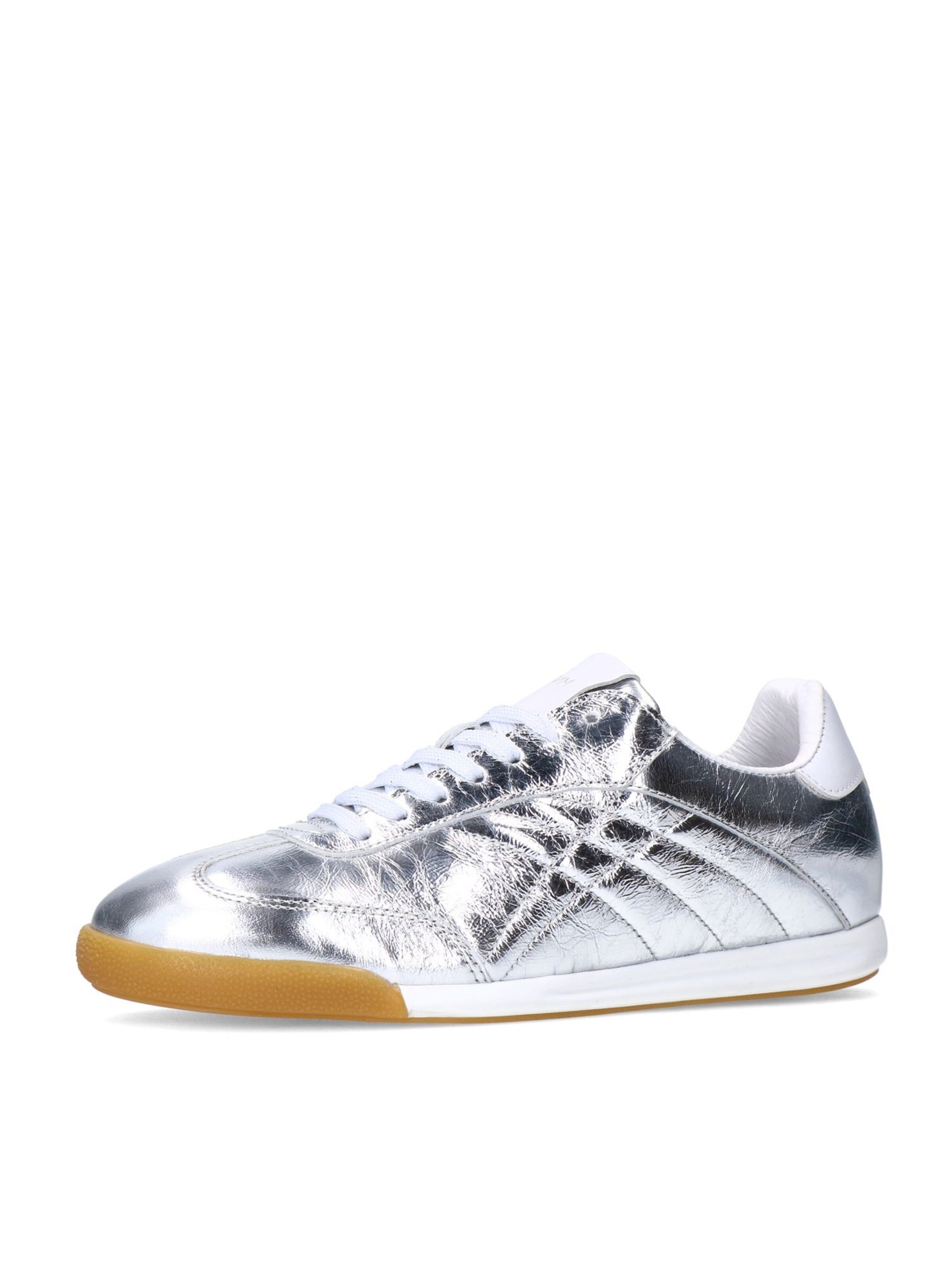 MANFIELD Sneakers in Silver: front