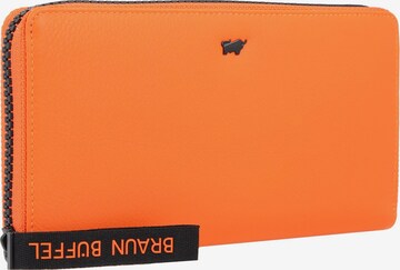 Porte-monnaies 'Capri' Braun Büffel en orange