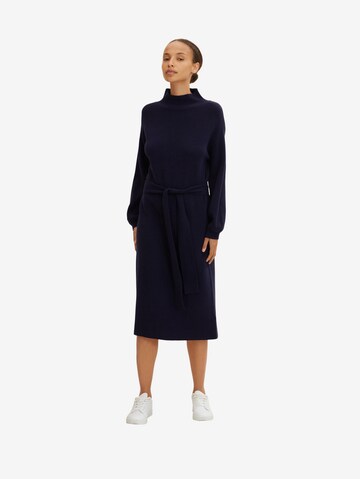 TOM TAILOR Knitted dress in Blue