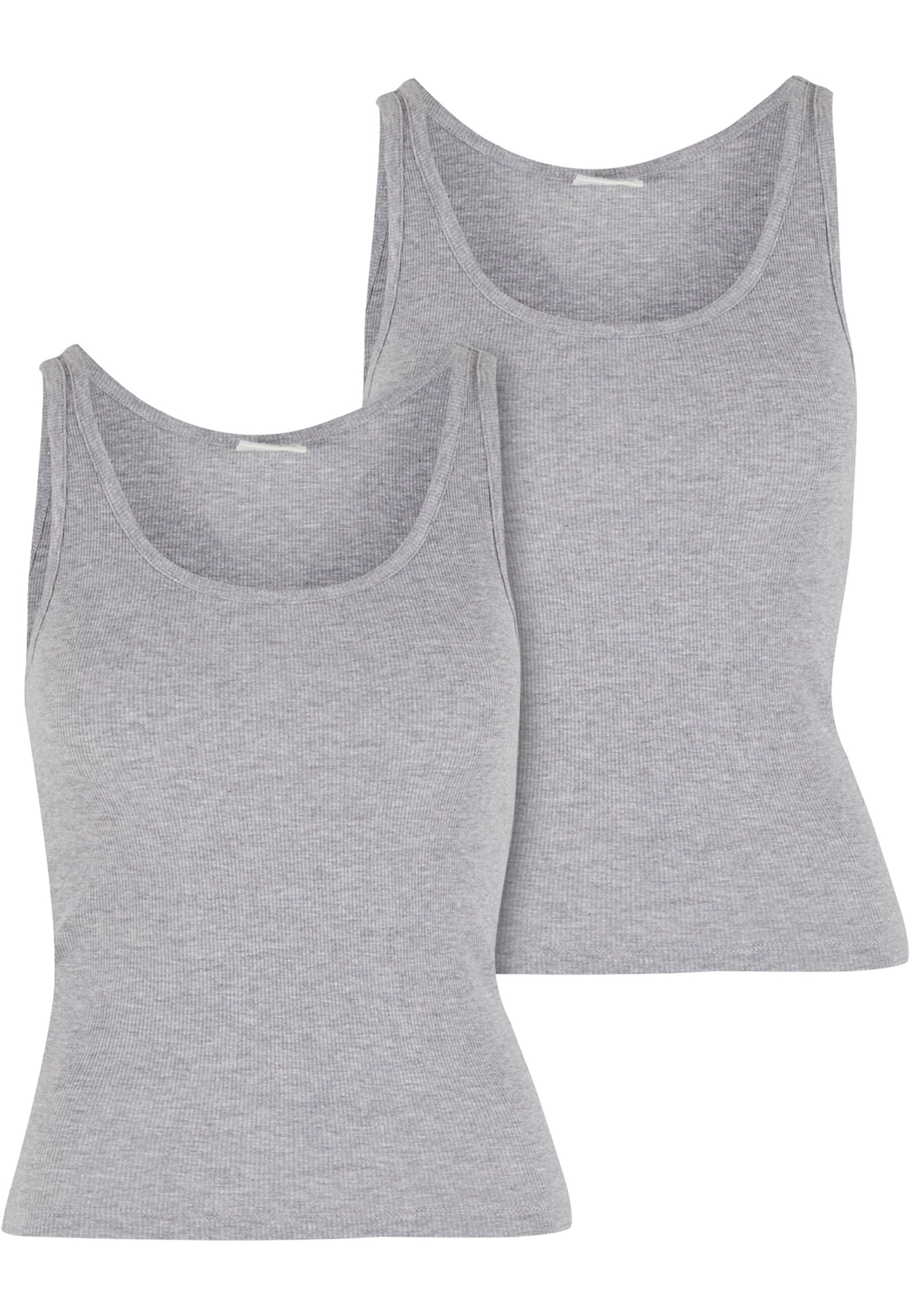 Urban Classics Топ в Серый: спереди