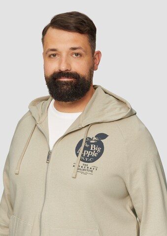 Veste de survêtement s.Oliver Red Label Big & Tall en beige