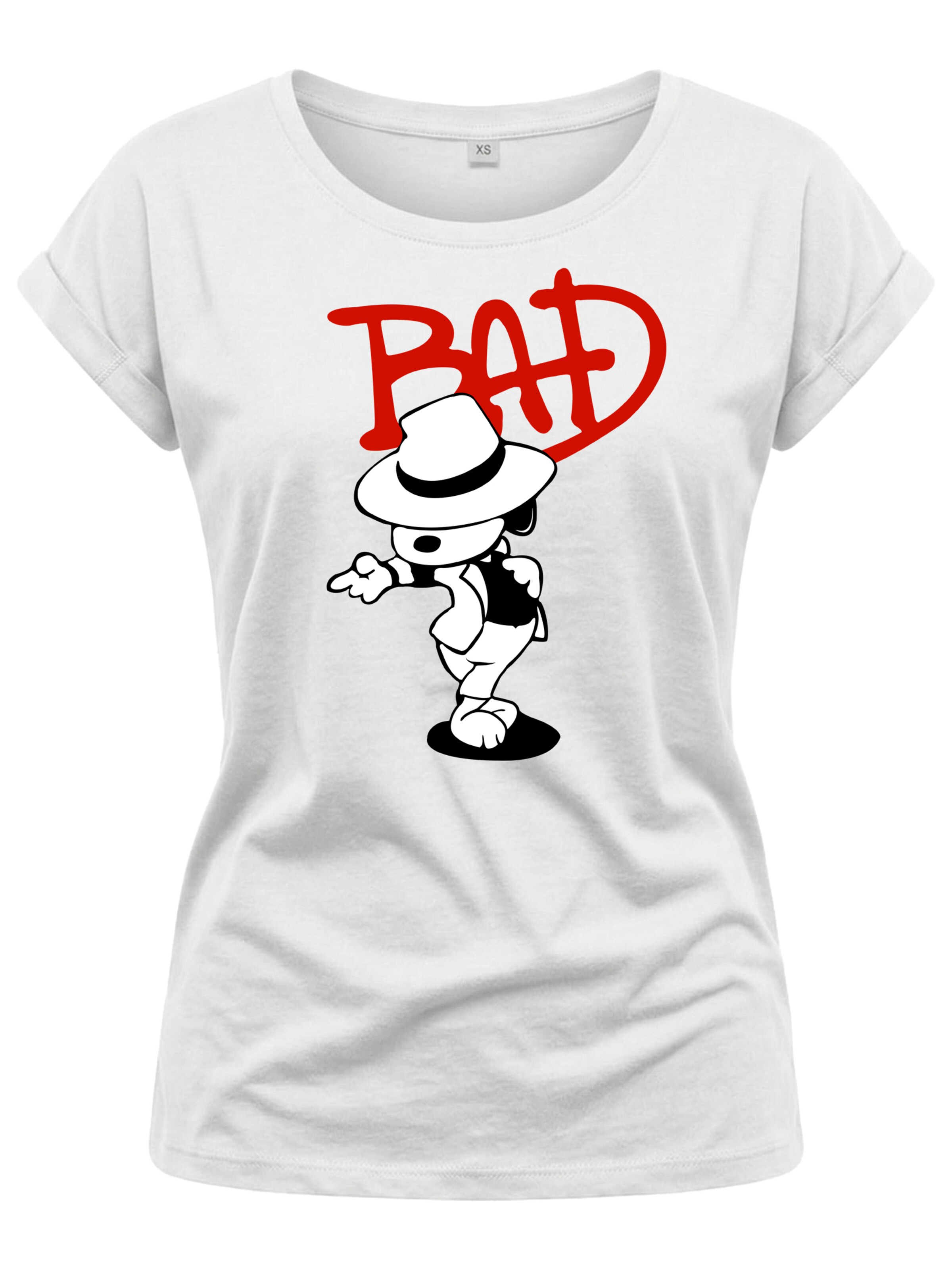 MAKAYA Shirt 'Bad Dog' in White