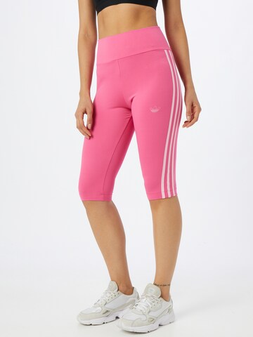 Skinny Leggings 'Fakten' de la ADIDAS ORIGINALS pe roz: față