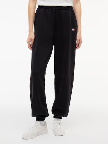 Tapered Pantaloni di Tommy Jeans in nero: frontale