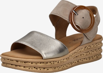 Sandalai iš GABOR, spalva – smėlio spalva / sidabrinė, Prekių apžvalga