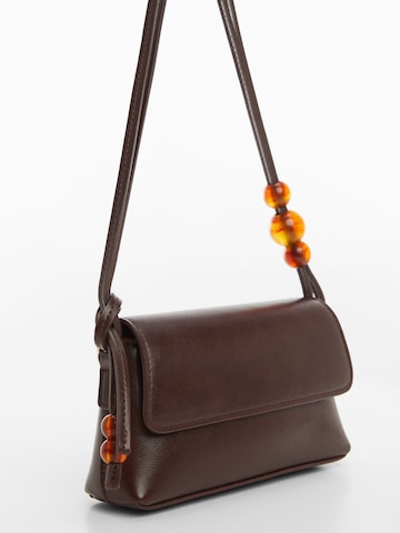MANGO Shoulder Bag 'PACHURU' in Brown