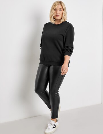 SAMOON Sweatshirt in Schwarz