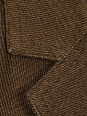 YOUTHUP Slim fit Suit Jacket 'Schnitt' in Brown