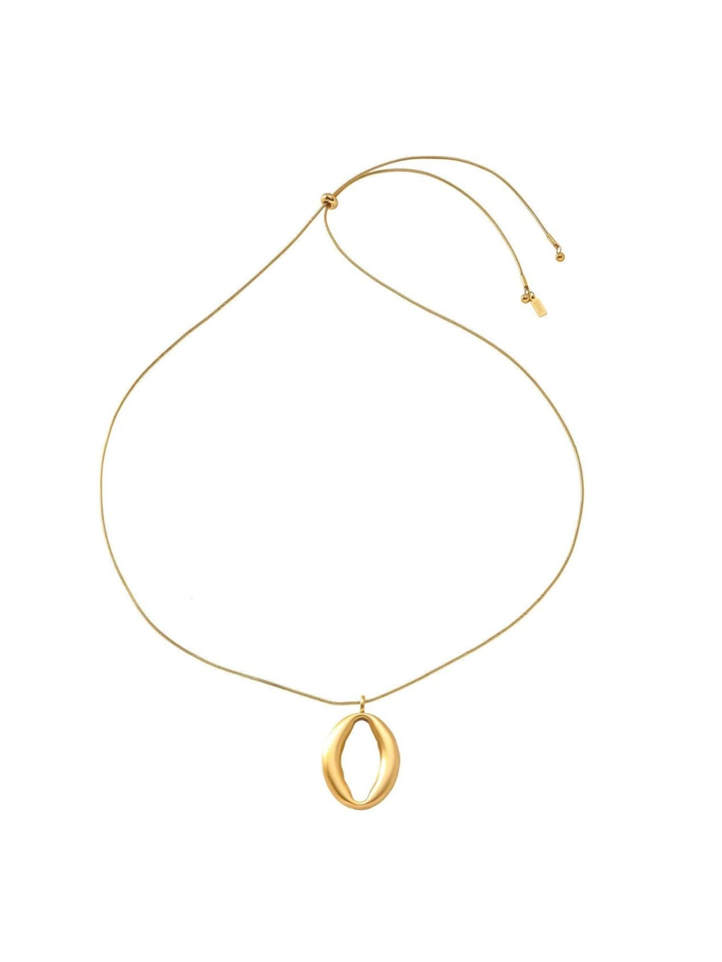 DNSK Copenhagen Ketting 'SIGRID' in Goud: voorkant