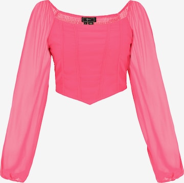 Chemisier faina en rose : devant