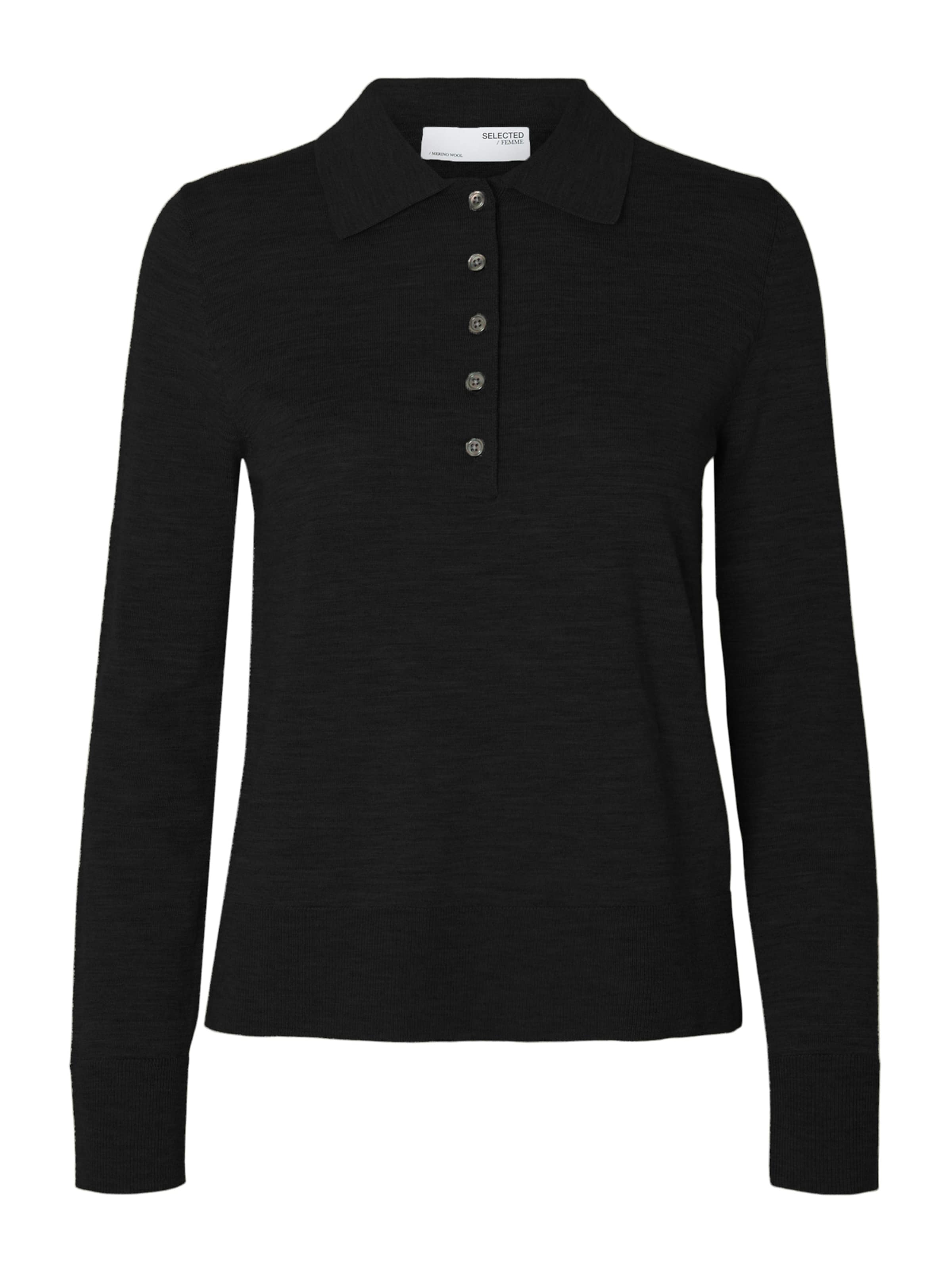 SELECTED Свитер 'SLFThea' в Черный: спереди