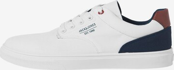 JACK & JONES Sneakers laag 'MISSION' in Wit: voorkant