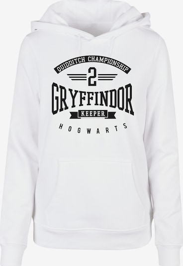 F4NT4STIC Sweat-shirt 'Harry Potter Gryffindor Keeper' en noir / blanc, Vue avec produit