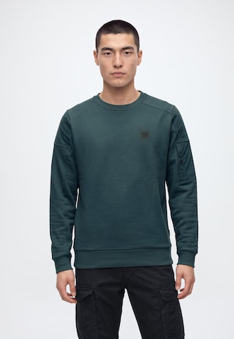 Petrol Industries Sweatshirt in Green: front