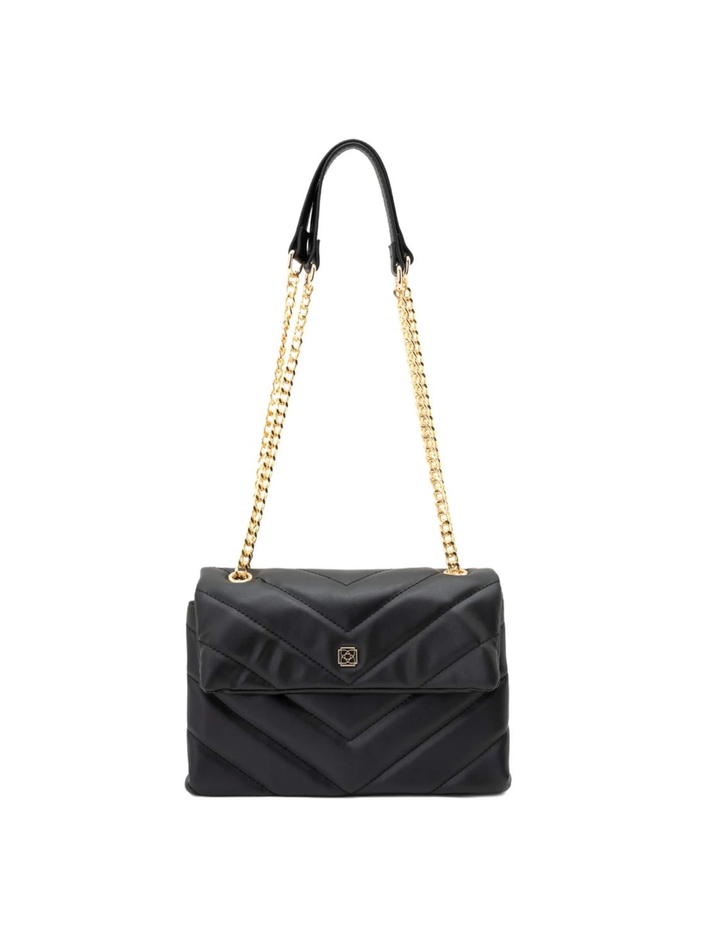 Desa Shoulder Bag 'Umhängetasche' in Black: front