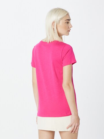 GUESS T-Shirt 'CRYSTAL EASY' in Pink