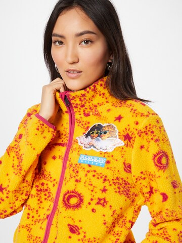 NAPAPIJRI - Sudadera con cremallera en amarillo