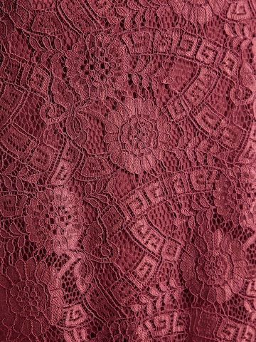 PIECES Curve Blouse 'PCOLLINE' in Red