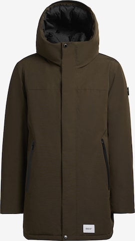 Veste d’hiver 'Kann' khujo en vert : devant
