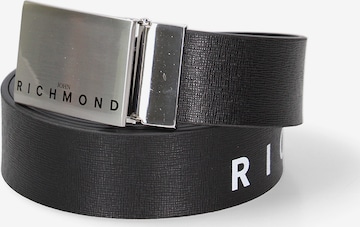 Cintura di John Richmond in nero: frontale