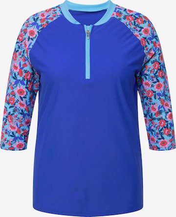 Ulla Popken Tankini in Blauw: voorkant