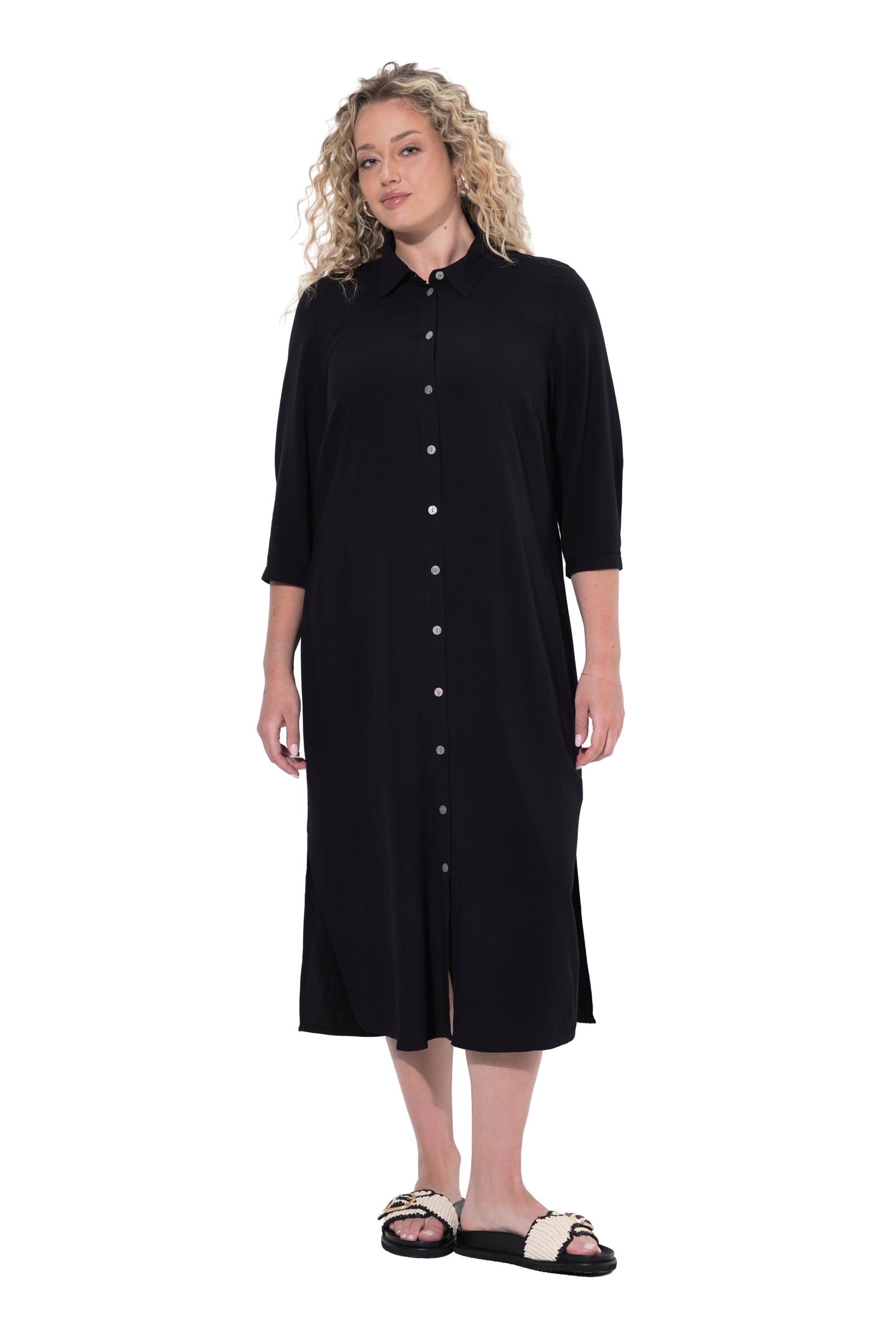 Angel of Style Blouse in Zwart: voorkant