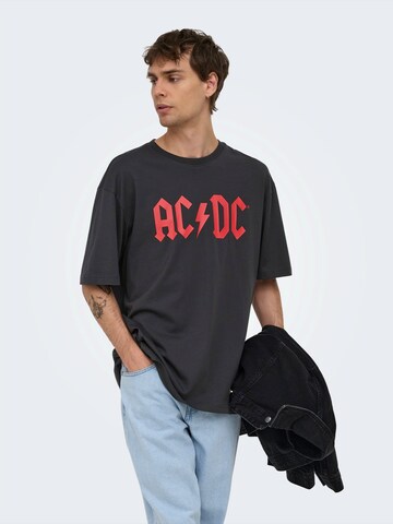 T-Shirt 'ONSCIFF' Only & Sons en gris : devant